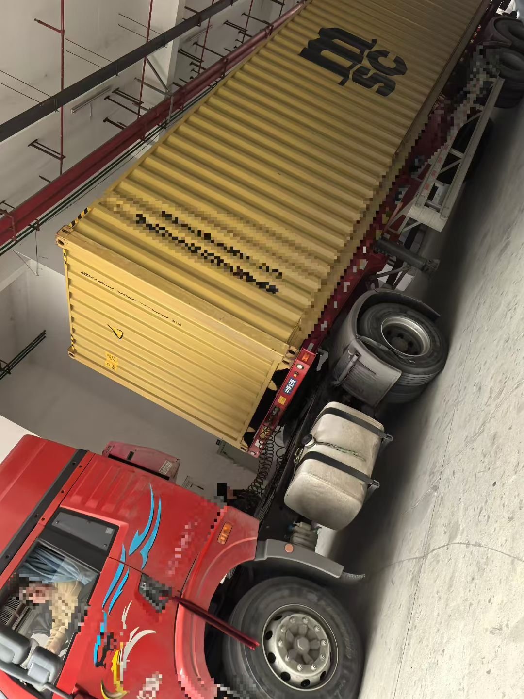 Container loading process