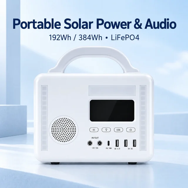 Portable Solar Power & Audio