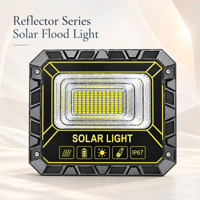 Reflector Series Solar Flood Light