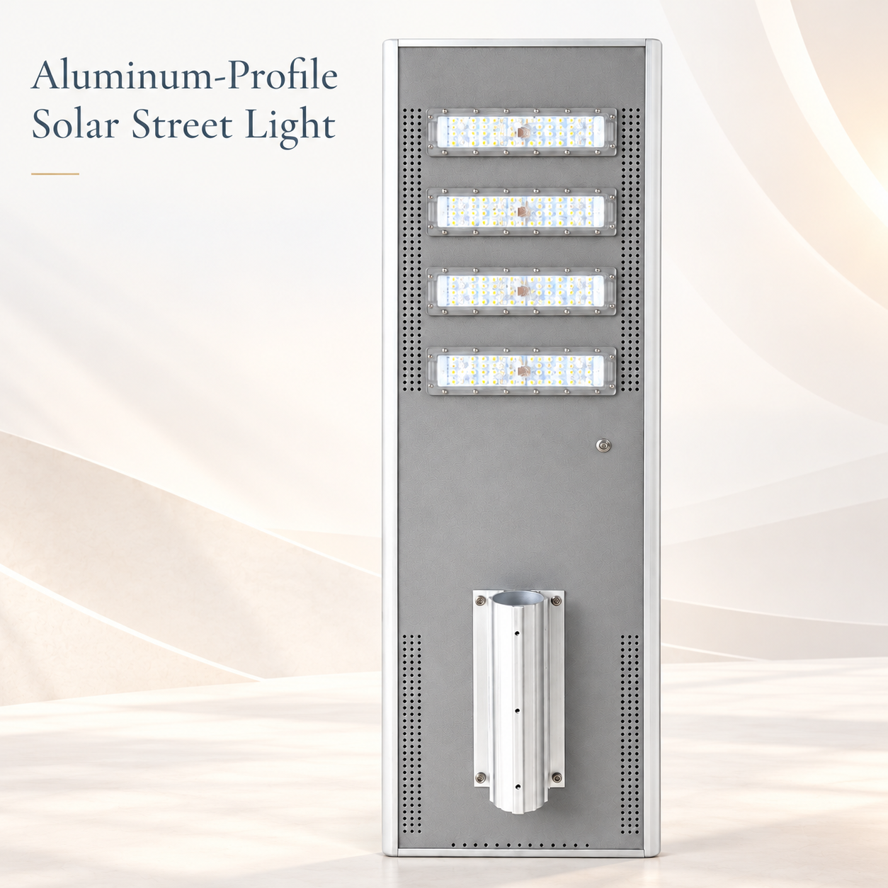 Aluminum-Profile Solar Street Light — Product cover · 400W model shown