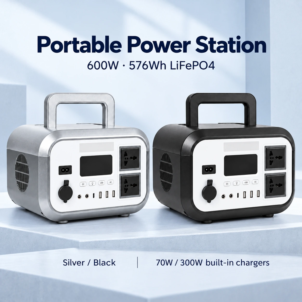 CY-600W LiFePO4 Portable Power Station — Product cover